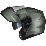 Black Optimus II Flip Front Motorcycle Helmet