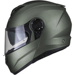 Black Optimus II Flip Front Motorcycle Helmet