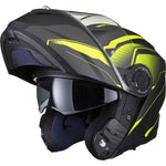 Black Optimus II Infinity Flip Front Motorcycle Helmet & Visor Kit