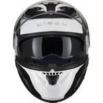 Black Optimus II Infinity Flip Front Motorcycle Helmet & Visor Kit