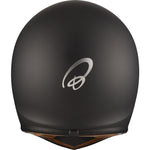 Black Royale Solid Retro Motorcycle Helmet