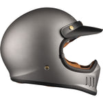 Black Royale Solid Retro Motorcycle Helmet