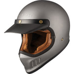 Black Royale Solid Retro Motorcycle Helmet