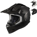 Black Gravel Solid Motocross Helmet