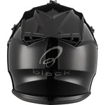 Black Gravel Solid Motocross Helmet & Peak