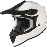 Black Gravel Solid Motocross Helmet & Peak