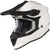 Black Gravel Solid Motocross Helmet & Peak