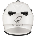 Black Gravel Solid Motocross Helmet & Peak