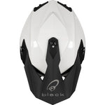 Black Gravel Solid Motocross Helmet & Peak