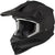 Black Gravel Solid Motocross Helmet