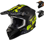 Black Gravel Track Motocross Helmet