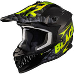 Black Gravel Track Motocross Helmet & Peak