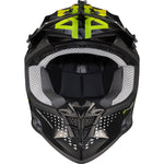 Black Gravel Track Motocross Helmet & Peak