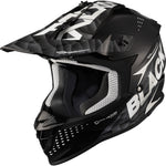 Black Gravel Track Motocross Helmet & Peak