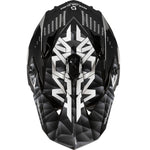 Black Gravel Track Motocross Helmet & Peak