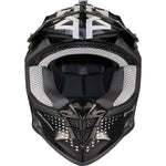 Black Gravel Track Motocross Helmet & Peak