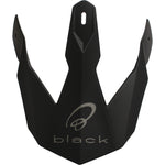 Black Gravel Solid Motocross Peak