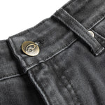 Black Blockade Straight Leg Motorcycle Jeans - Made with Armalith - The World's Strongest Denim