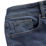 Black Blockade Straight Leg Motorcycle Jeans - Made with Armalith - The World's Strongest Denim