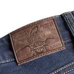 Black Blockade Straight Leg Motorcycle Jeans - Made with Armalith - The World's Strongest Denim