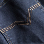 Black Blockade Straight Leg Motorcycle Jeans - Made with Armalith - The World's Strongest Denim