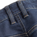 Black Blockade Straight Leg Motorcycle Jeans - Made with Armalith - The World's Strongest Denim