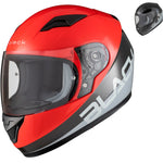 Black FastTrack Control Kids Motorcycle Helmet