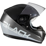 Black FastTrack Control Kids Motorcycle Helmet