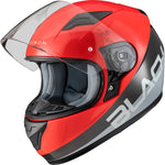 Black FastTrack Control Kids Motorcycle Helmet