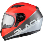 Black FastTrack Control Kids Motorcycle Helmet