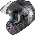 Black FastTrack Deface Kids Motorcycle Helmet