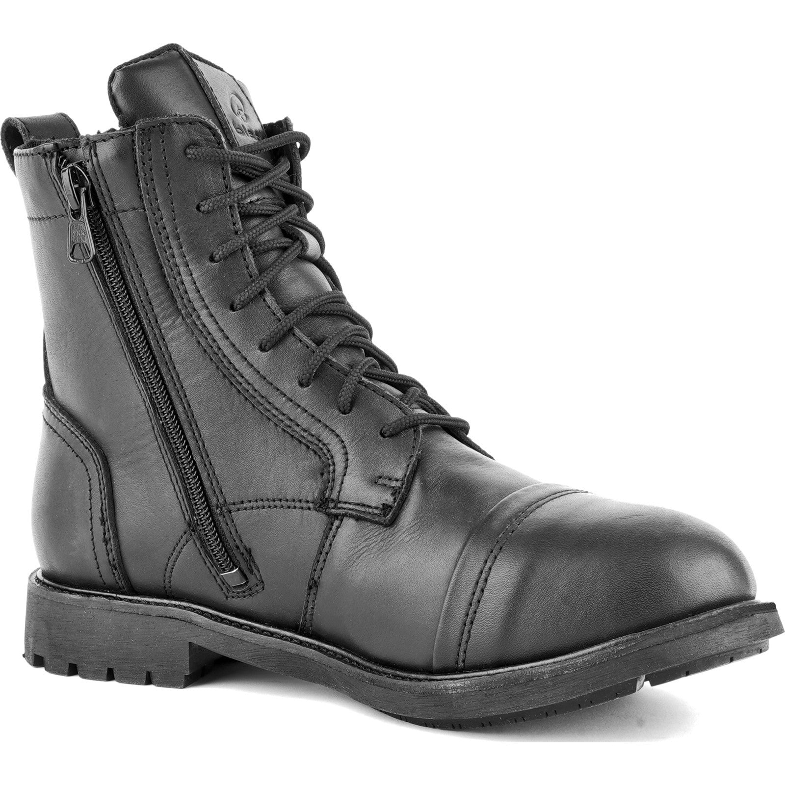 Black Guard Oxford Motorcycle Boots Ghostbikes