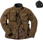 Black Bowland Wax Motorcycle Jacket