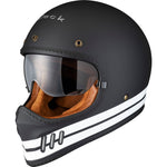 Black Royale Pureline Retro Motorcycle Helmet