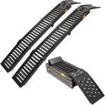 Black Pro Range (B5389) Tri-Fold Steel Motorcycle Loading Ramp Black (Pair)