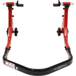 Black Pro Range Oval Tube Front (B5396) & Rear (B5397) Paddock Stand With L-Cup Adaptors