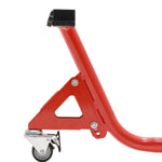 Black Pro Range Dolly Front (B5400) & Rear (B5401) Paddock Stand With L-Cup Adaptors