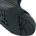 Black Officer Brogue Motorcycle Boots & Gear Shifter Pad