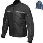 Black Openwork Air Motorcycle Jacket