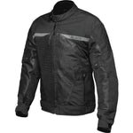 Black Openwork Air Motorcycle Jacket