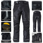 Black Openwork Air Motorcycle Trousers