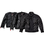 Black Zeal Motorcycle Jacket