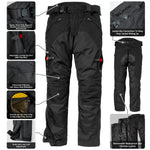 Black Zeal Motorcycle Trousers