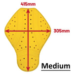 Soft CE Approved Level 2 Back Protector Insert (with Hook and Loop Strip)