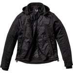 Black Premium Rocksolid Armoured Motorcycle Jacket