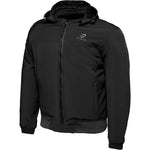 Black Premium Soft Shell Motorcycle Hoodie