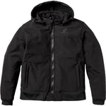 Black Premium Soft Shell Motorcycle Hoodie