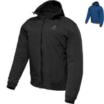 Black Premium Soft Shell Motorcycle Hoodie