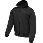 Black Premium Soft Shell Motorcycle Hoodie