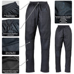 Black Windproof Base Layer Trousers